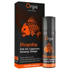   Orgie Piranha Power Cream - Stimulačný krém na zvýšenie potencie pre mužov (15 ml)