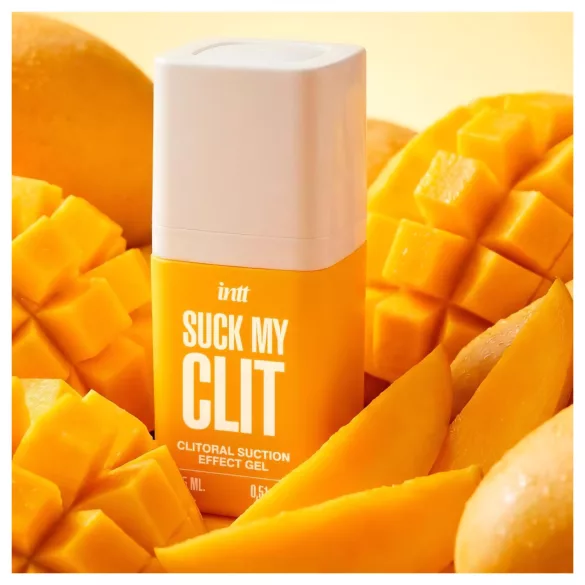 Intt Suck My Clit - stimulačný gél na klitoris pre ženy - mango (15 ml)