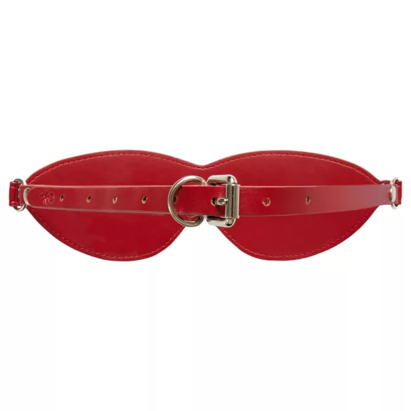 Obsessive Inferro - kožená maska (červená)