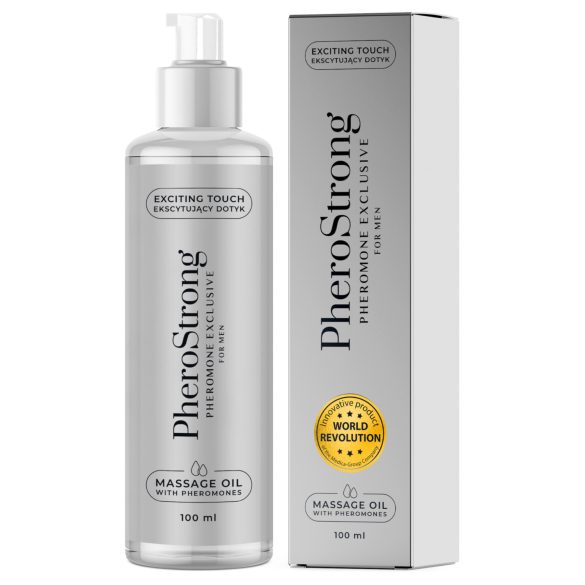 PheroStrong Exclusive - masážny olej pre mužov (100ml)