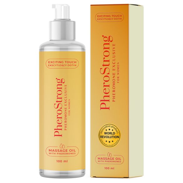 PheroStrong Exclusive - masážny olej pre ženy (100ml)
