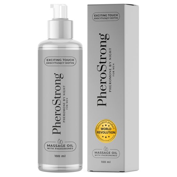 PheroStrong by Night - masážny olej pre mužov (100ml)