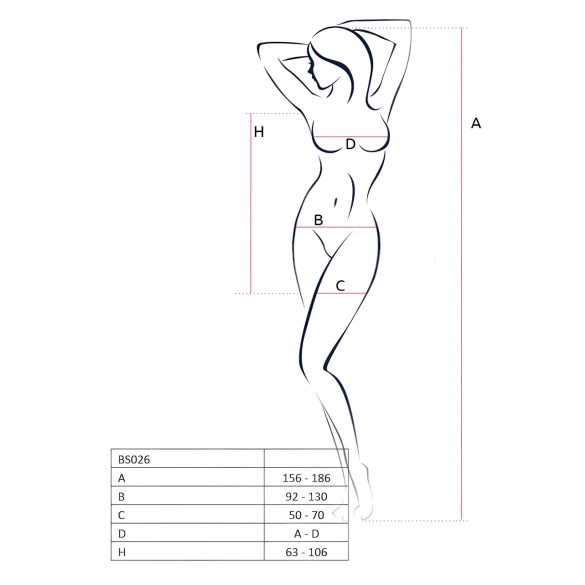 Passion - erotické minišaty s ramienkami - biela - S-L