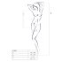 Passion BS064 - otvorené sieťované body (čierne) - S-L