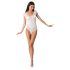 Passion BS064 - otvorené sieťované body (biele) - S-L
