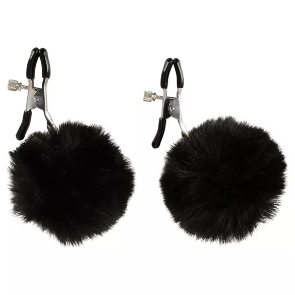 Magic Shiver - kliešte na bradavky - čierne - ekologické balenie