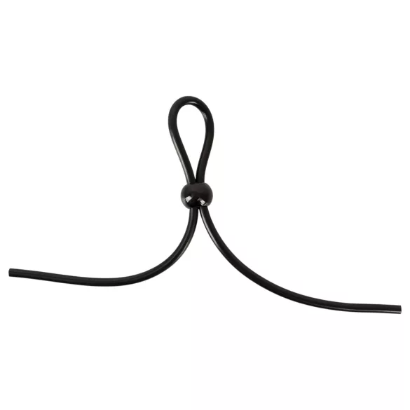 Magic Shiver - nastaviteľný krúžok na penis (čierny)