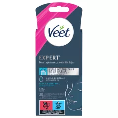   Veet Expert - depilačné pásiky - na citlivú pokožku - 20 ks
