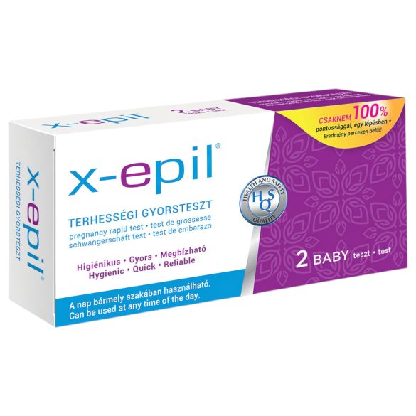 X-Epil - Tehotenský Rýchlotest (2 ks)