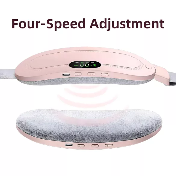 EMS - masážny pás na menštruáciu - dobíjací - ružový