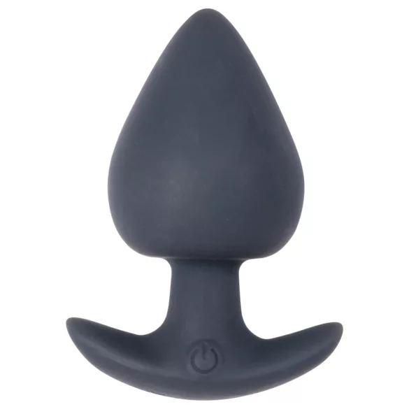Desirel Obsidian - análne vibračné dildo ovládané aplikáciou (čierne)