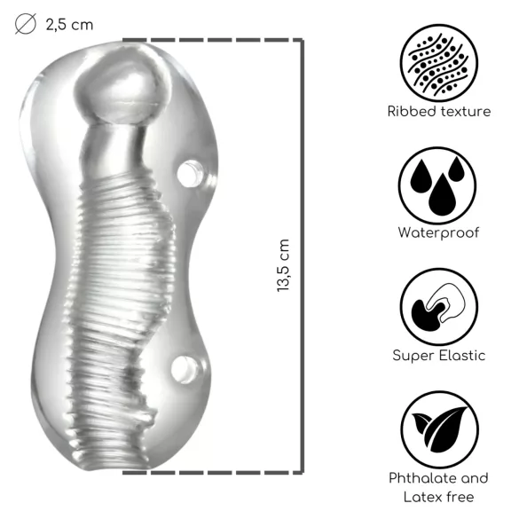 Desirel Vortex - masturbátor (priehľadný)