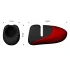 Lena - vibračný zverovací masturbátor (červený)
