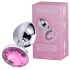 Desirel Pink Jewel S - análny kolík (strieborno-ružový)