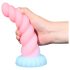 OgazR - svietiaci jednorožec dildo - 22cm (dúha)