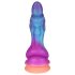 OgazR - svietiaci drak dildo - 22cm (fialovo-ružová)