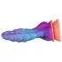 OgazR - svietiaci dračí dildo - 22 cm - fialovo-ružová
