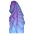 OgazR - svietiaci drak dildo - 22cm (fialovo-ružová)