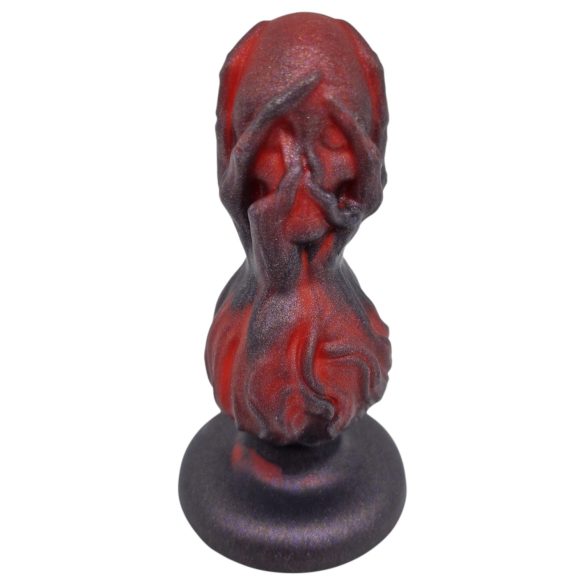 OgazR - čierne análne dildo s guľkami - 10,5 cm