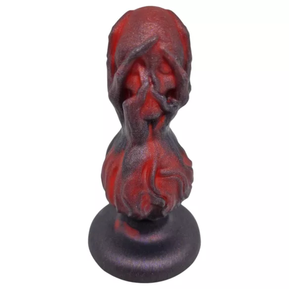 OgazR - análny dildo s guľkami - 10,5 cm - čierny