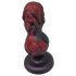 OgazR - čierne análne dildo s guľkami - 10,5 cm