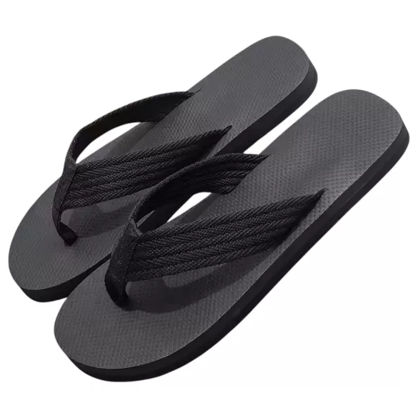 Flip-flop papuče - penis motív - čierne