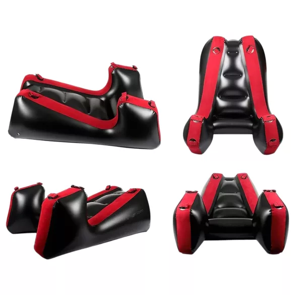 Magic Pillow - nafukovací sexuálna pohovka - červená