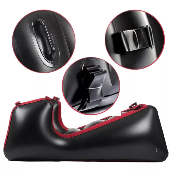 Magic Pillow - nafukovací sexuálna pohovka - červená