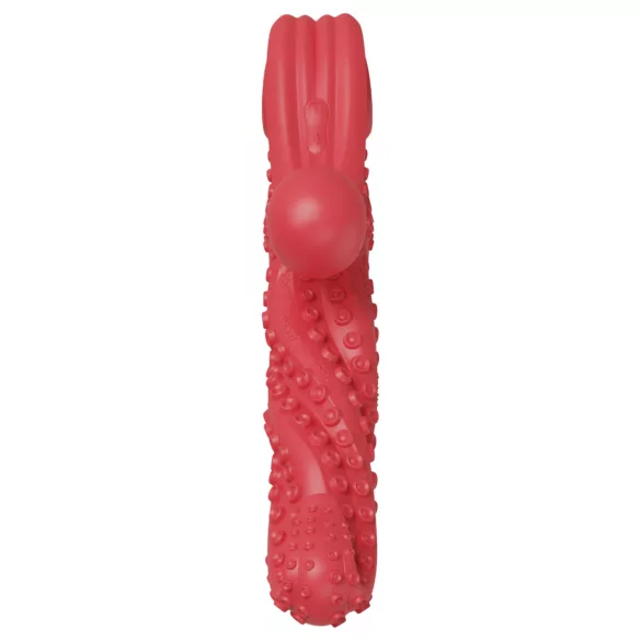 Monster Fuck - vibrátor s ramenom na klitoris - červený