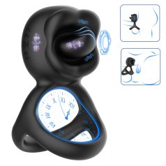 Biu-Biu - vibračný krúžok na penis a klitoris - čierny