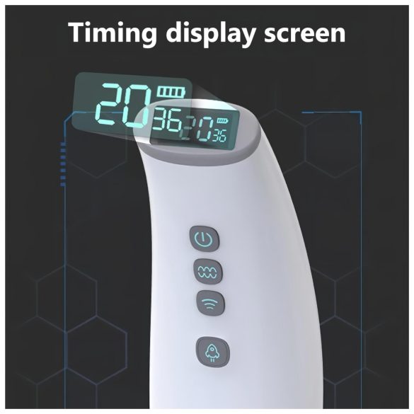 Lonely - mužský masturbátor so saním a ohrevom - biely - zvukový efekt