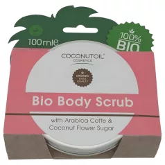   Coconutoil - telový peeling s kávou a kokosovým cukrom - bio 100ml