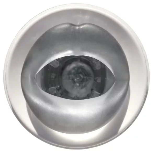 PDX - vibrátorový ústny masturbátor - vibrácie - biely