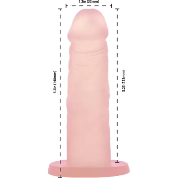 Addiction Cocktails - dildo s prísavkou (broskyňa)