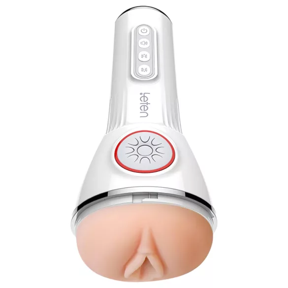Leten SM340 - masturbátor s vibráciou a saním - akumulátor, zvukový
