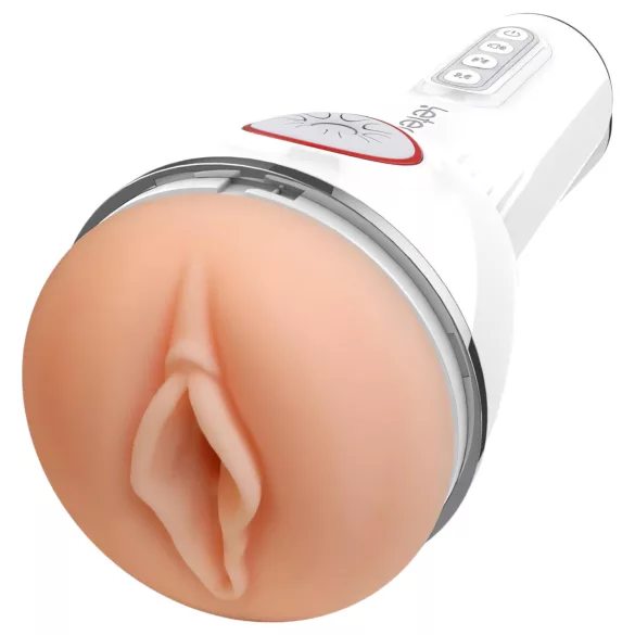 Leten SM340 - masturbátor s vibráciou a saním - akumulátor, zvukový