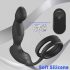 Sex HD Virgil - vibračný krúžok na penis, semenníky a prostatu (čierna)