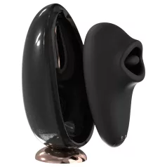 Sex HD Mirror - lízací vibrátor s ohrevom - čierny
