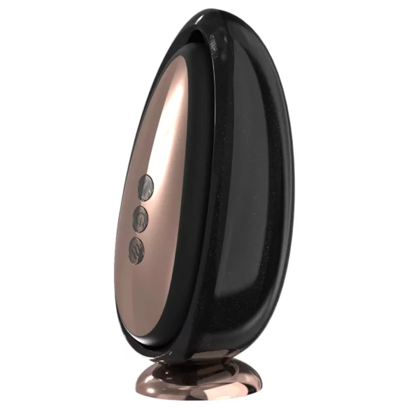 Sex HD Mirror - lízací vibrátor s ohrevom - čierny