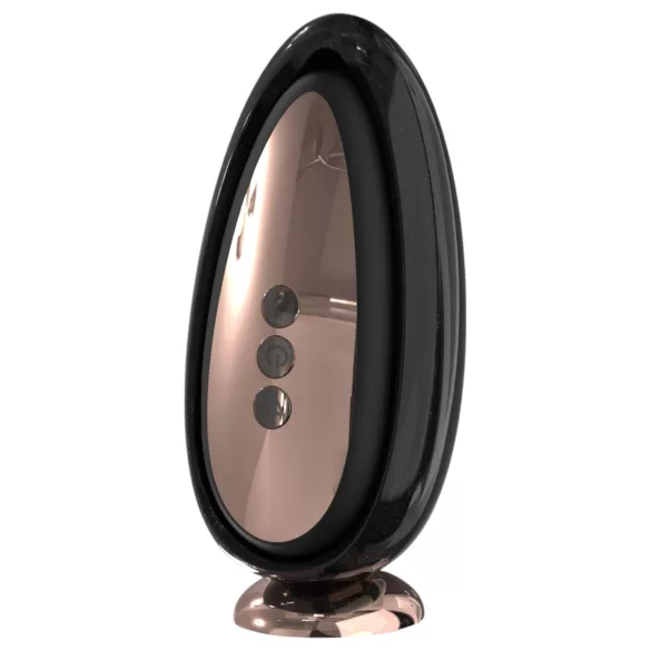 Sex HD Mirror - lízací vibrátor s ohrevom - čierny