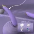 Sex HD - vibrátor - realistický tvar - silikón fialový