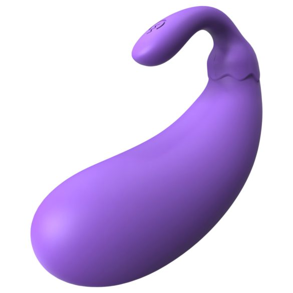 Sex HD - vibračné vajíčko v tvare baklažánu (fialové)