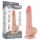 Lovetoy - realistický dvojvrstvový dildo s prísavkou - 19,5 cm - telová farba