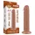 Lovetoy - realistické dildo s prísavkou - dvojvrstvové - 20 cm - telová farba