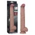 Lovetoy - dvojvrstvové XXL dildo - 36,5 cm - (telová farba)