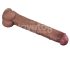 Lovetoy - dvojvrstvové XXL dildo - 36,5 cm - (telová farba)