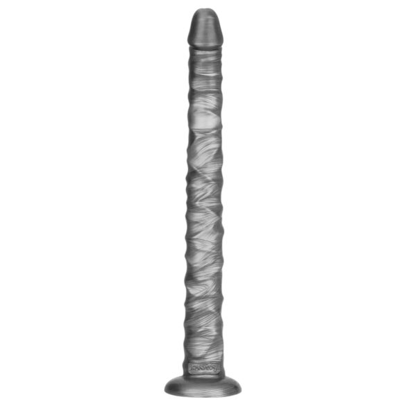 Lovetoy King Sized - veľký vibrátor - 40,5 cm - sivý