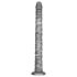 Lovetoy King Sized - extra veľký vibrátor - 40,5 cm (sivý)