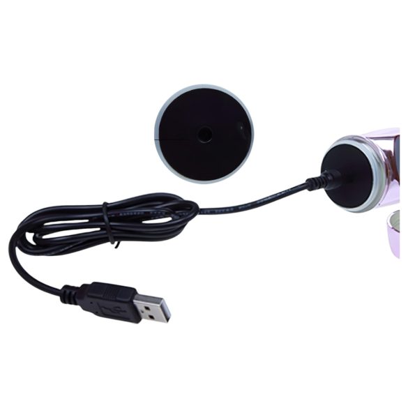 Baile - vibrátor s motýlikom a stimuláciou klitorisu - ružový