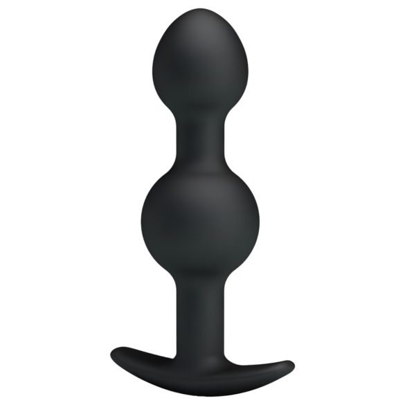 Pretty Love - vnútorné guľky anál dildo (čierne)